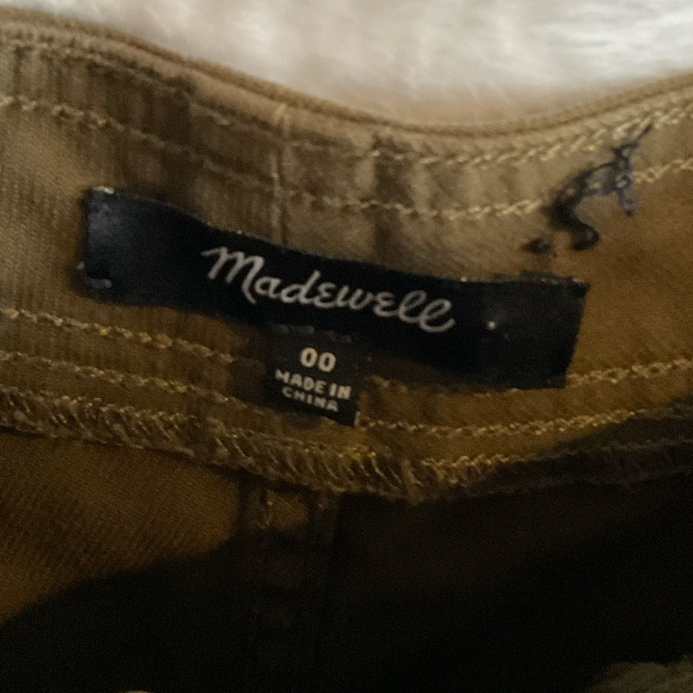 Madewell Metropolis Snap Skirt in Olive Green Sz 00 - Picture 5 of 6